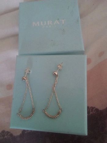 Boucle d oreilles argent