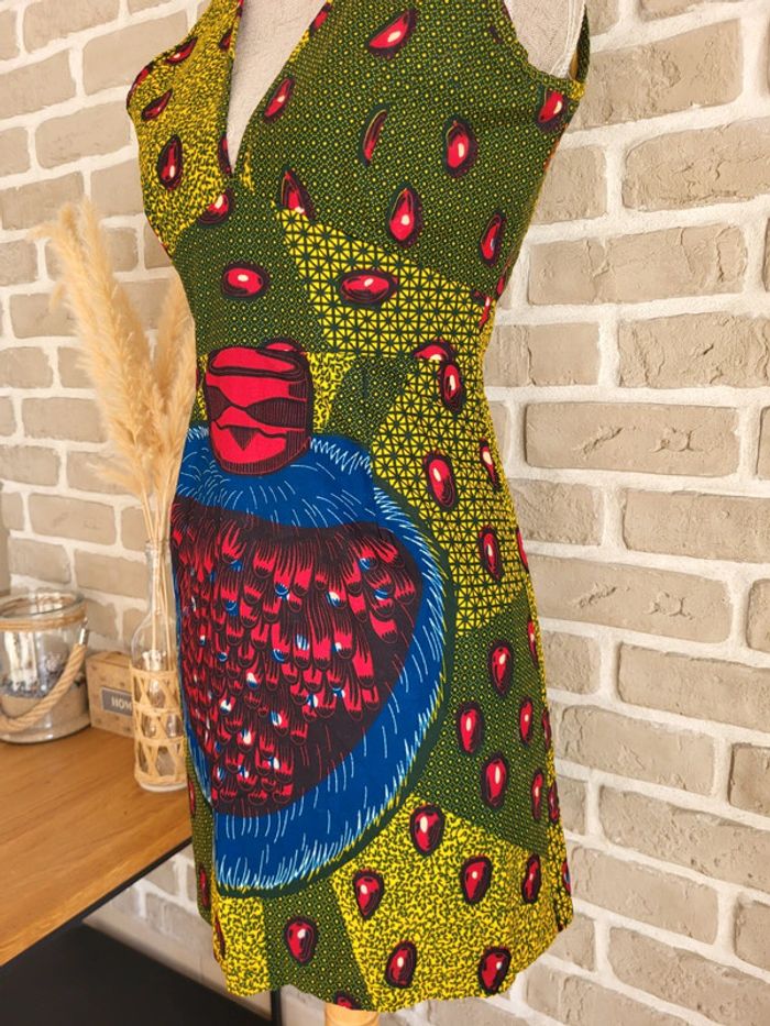 Robe wax dos nu – artisanale, fabriquée à Abidjan - photo numéro 9