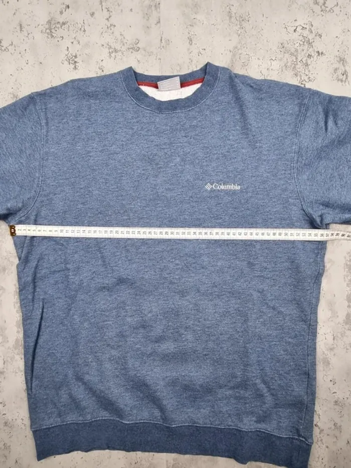 Sweat Columbia – Bleu – Taille M Homme (mesures en photos) - photo numéro 12
