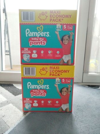 2 cartons pampers pants taille 5 
