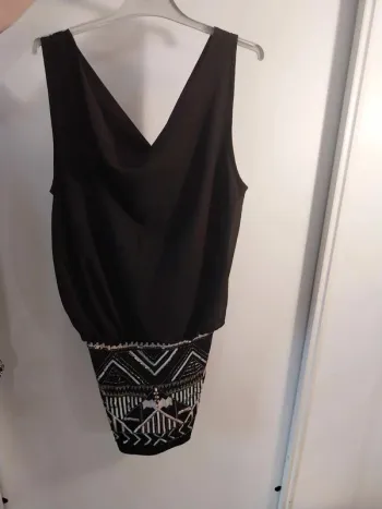 Robe bas sequin