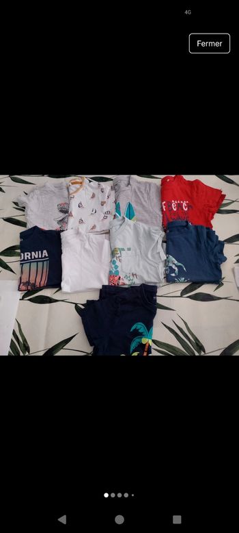 Lot vêtements garçon