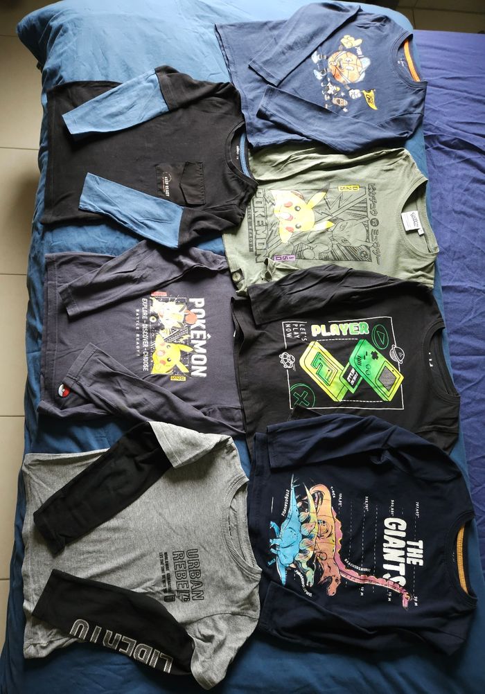 Lot de 7 tee-shirts ML, 6 ans