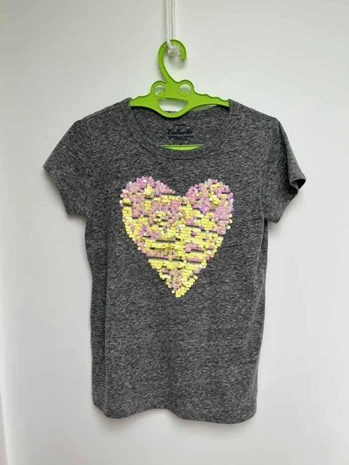 T shirt fille avec sequins 8 ans crewcuts