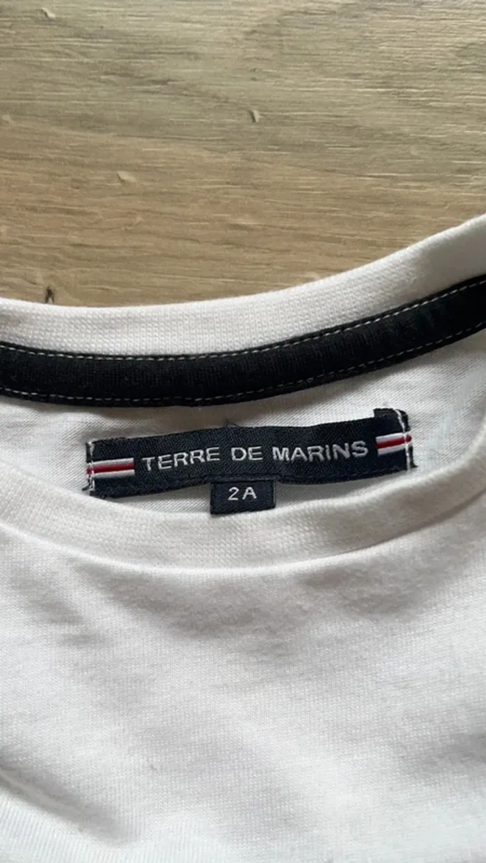 T-shirt manches courtes terre de marin - photo numéro 3