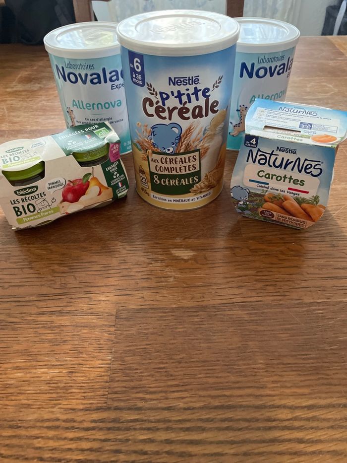Lot repas bébé