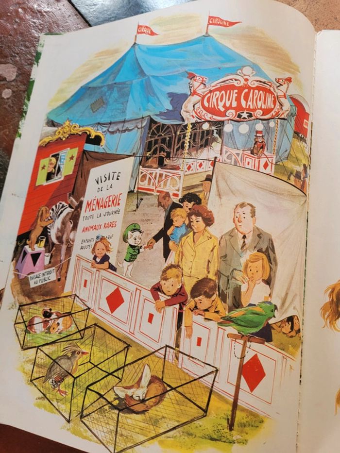 1964 Livre ancien rare le cirque Caroline grand album collection Pierre Probst - photo numéro 6