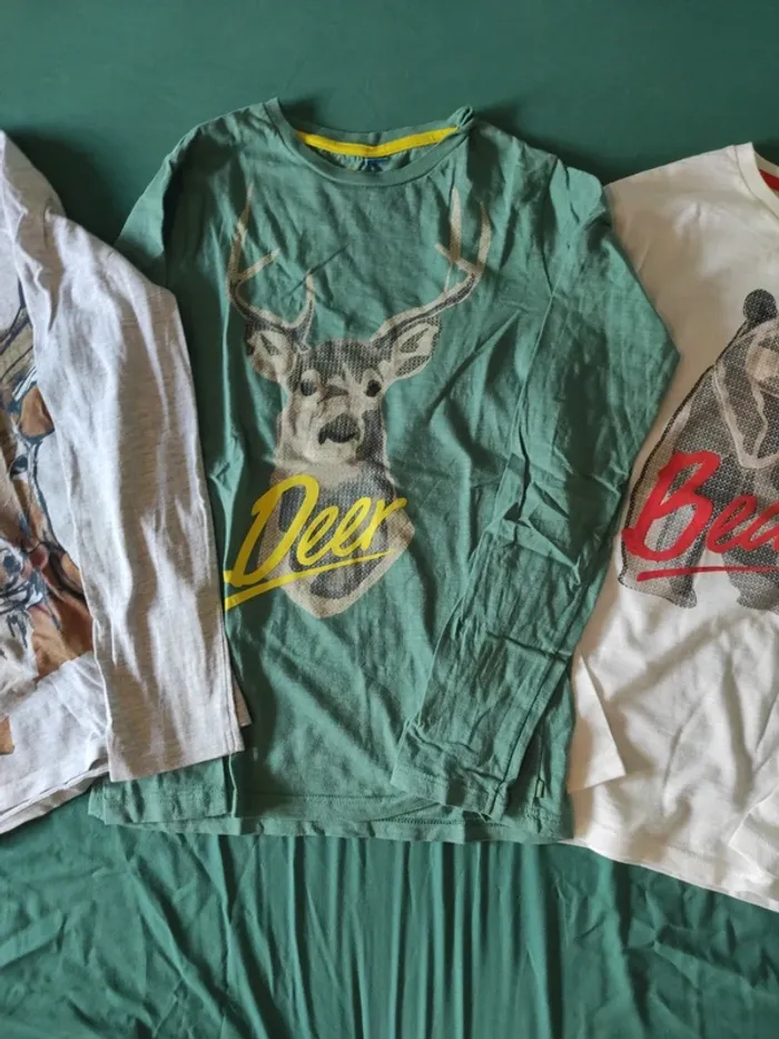 Lots de 3 tee-shirt à manche longue - photo numéro 3