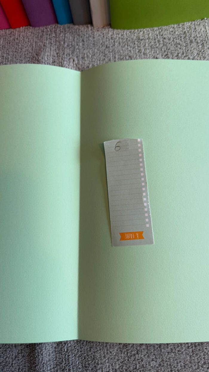 Ensemble de 6 chemises rigides vert eau - photo numéro 4