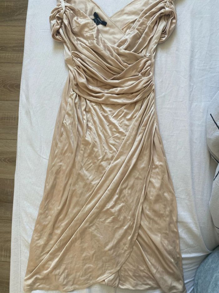 Robe en satin mango 38 - photo numéro 3