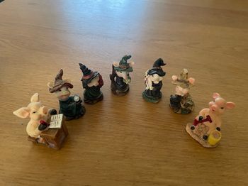 Lot figurine vintage cochon