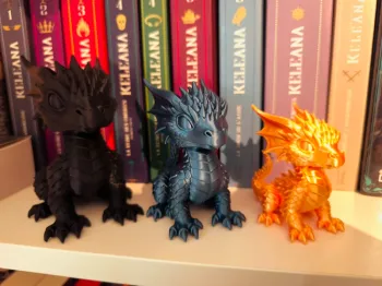 Lot de 3 dragons Tairn Andarna Sgaeyl