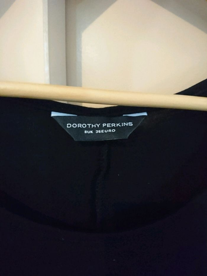 Blouse manches 3/4 noire Dorothy Perkins - photo numéro 3