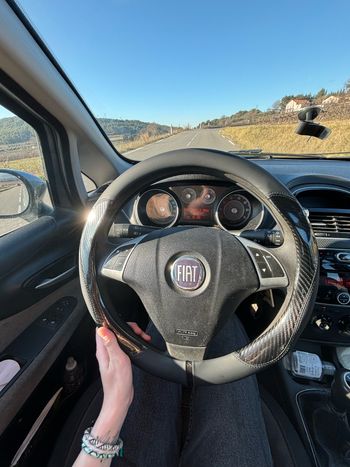 Protège volant cuir et Carbon