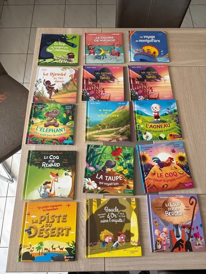 Lot de 18 livres