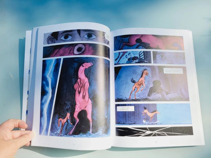 Livre enfant couverture souple Tempête au Haras, l'école des loisirs (11) - photo numéro 4