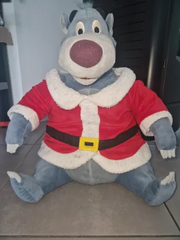 Peluche Baloo Disney en costume de Noël 🎅