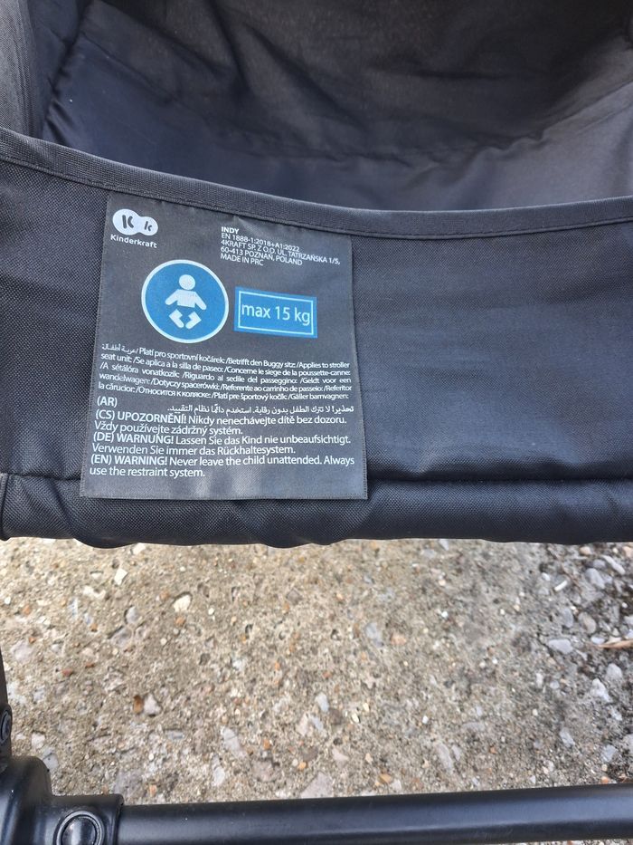 Poussette kinderkraft jusqu'à 15kg - photo numéro 5