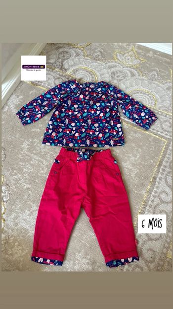 Ensemble Sergent major taille 6 mois