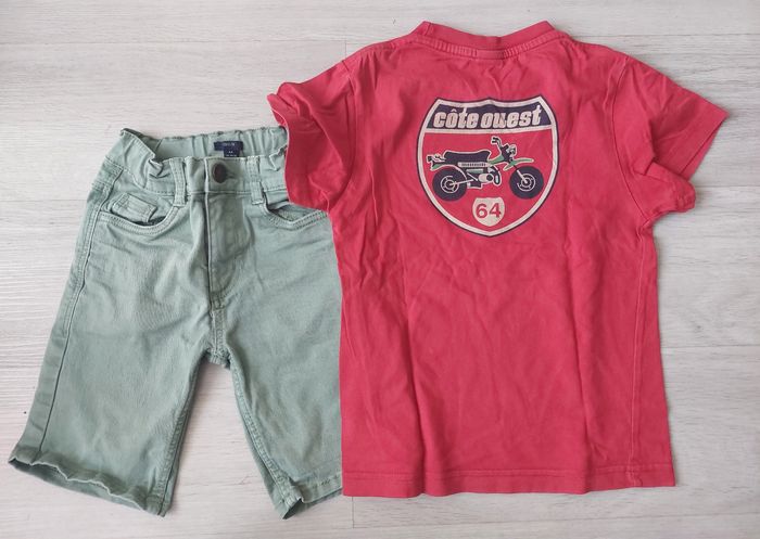 Bermuda + tshirt 6ans