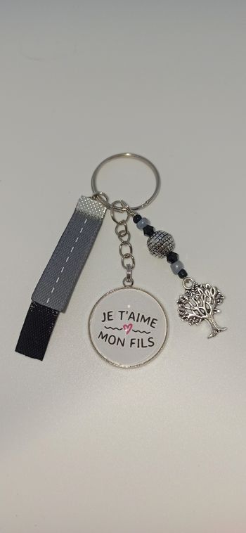 Porte clé mon fils " Je t'aime mon fils "