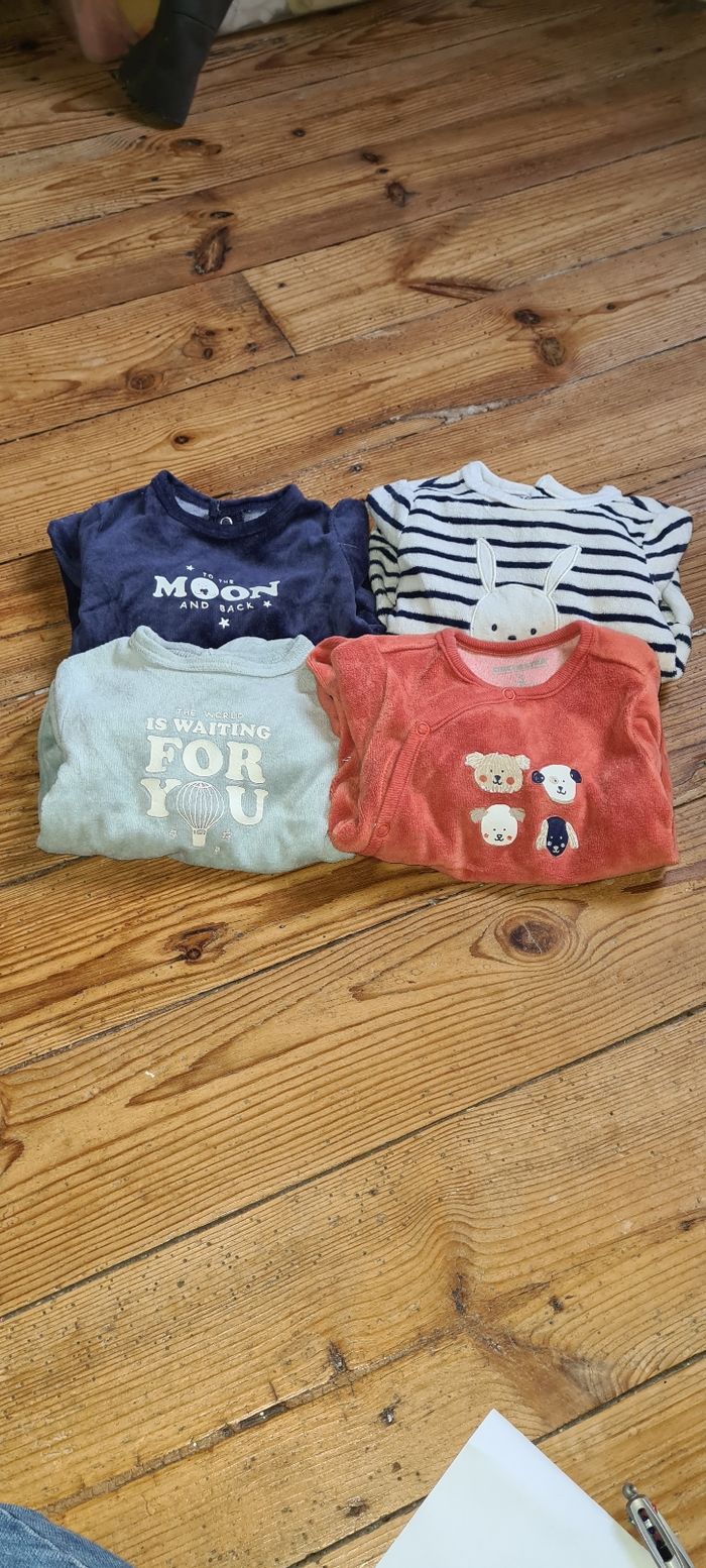 Lots de 4 pyjamas