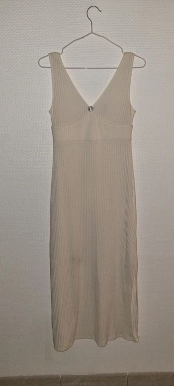 Robe longue blanche taille 36 / S Collection Pimkie