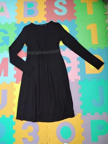 Robe de grossesse et d'allaitement noire