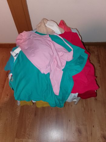 lot de13 tee shirt a bretelle t xl