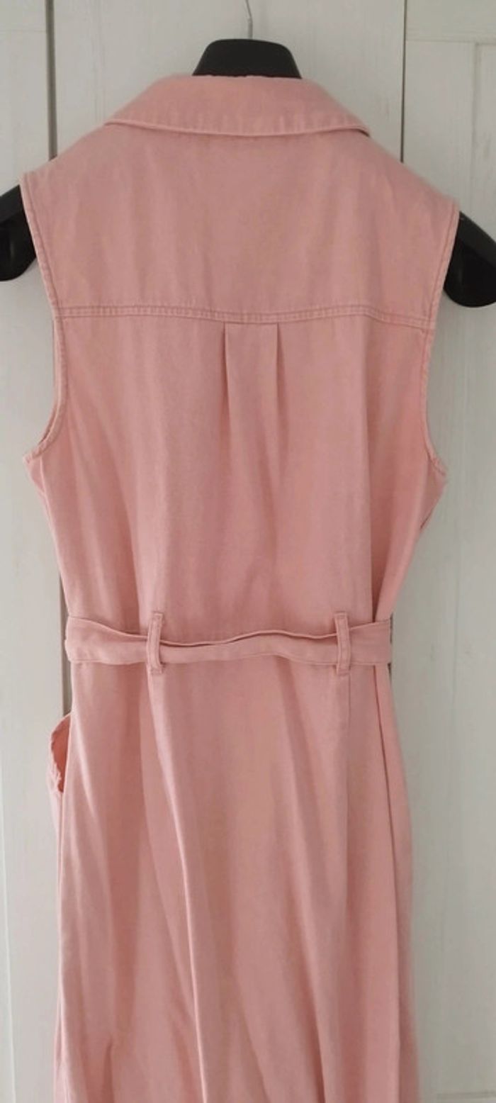 Robe en jeans rose - photo numéro 4