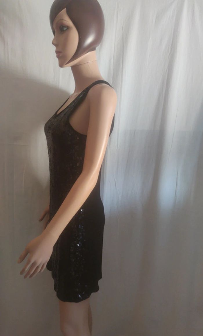 Robe sans manches à sequins T. 36 / 38 💮 91% Coton 9% Spandex - photo numéro 8
