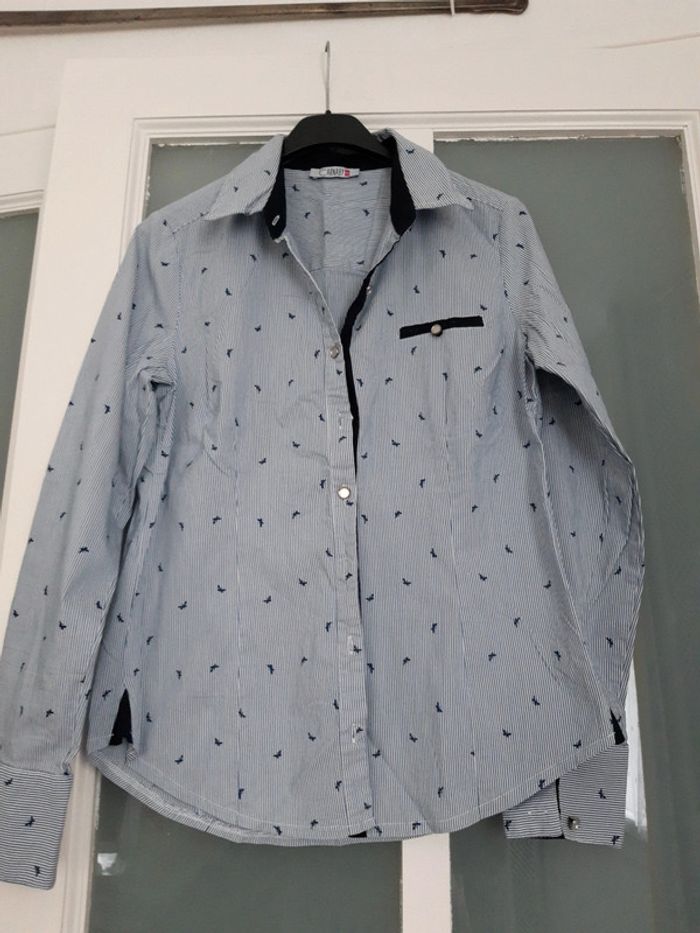 Chemise bleue 36