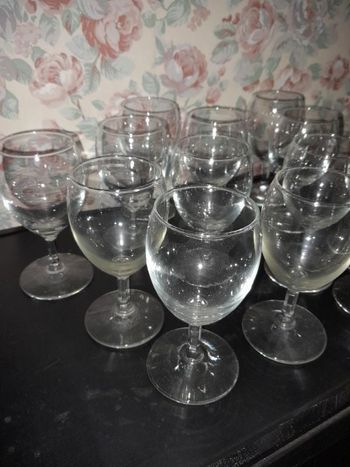 Lot de 13 verres ballon vintage