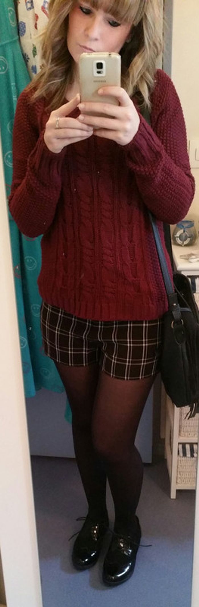 Short noir à carreaux forever 21 - photo numéro 5