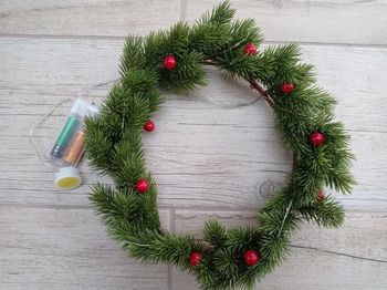 Couronne de Noël lumineuse