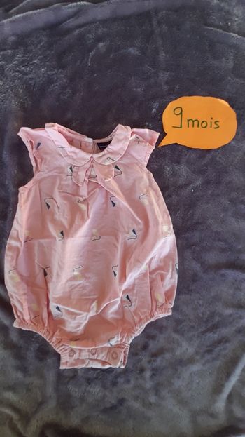 Barboteuse col claudine