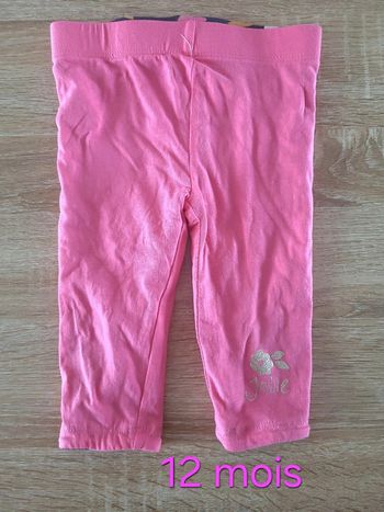 Legging rose 12 mois