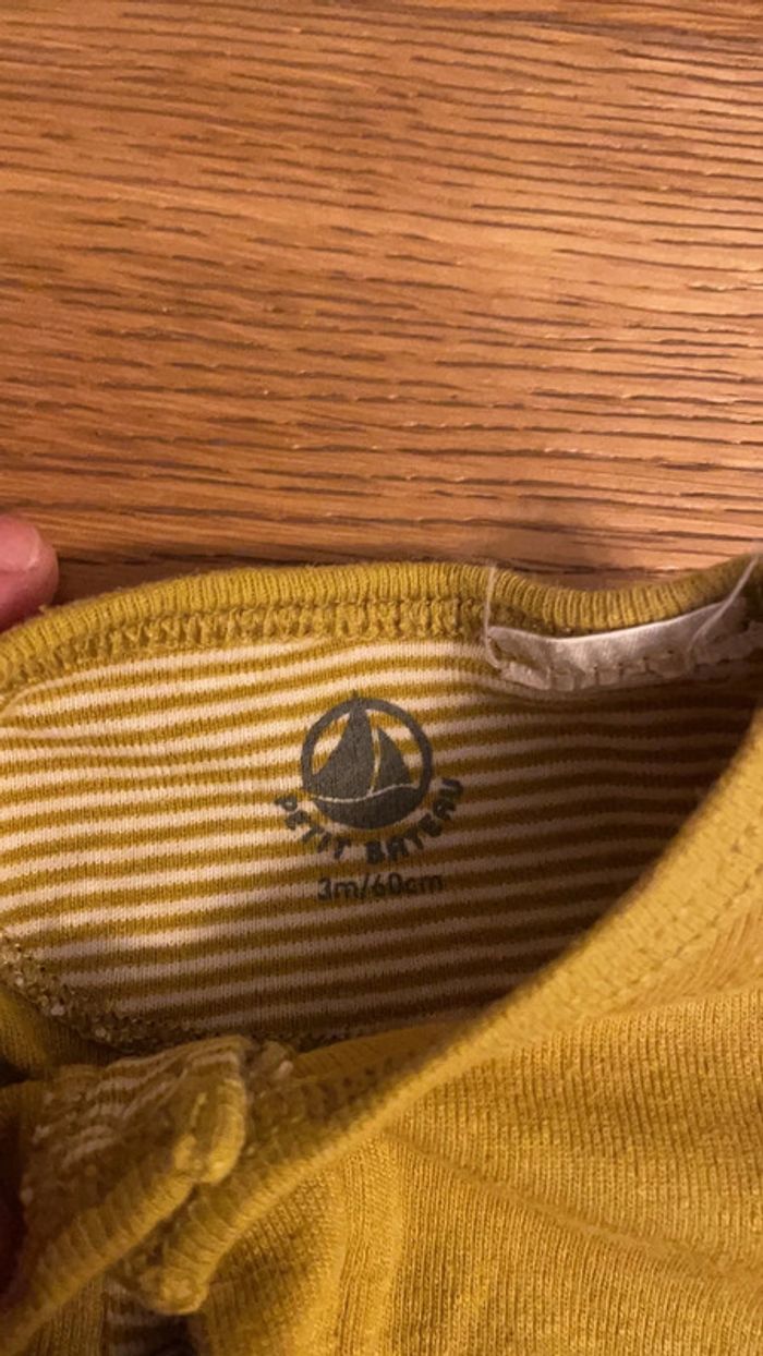 Barboteuse moutarde petit bateau - photo numéro 3