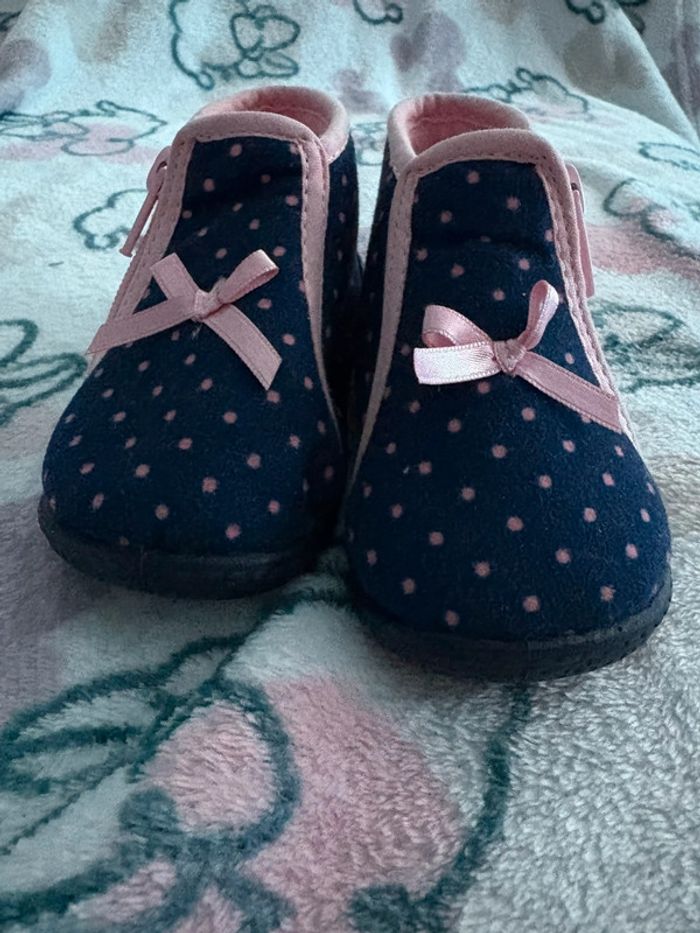 Pantoufle rose et bleu - photo numéro 2