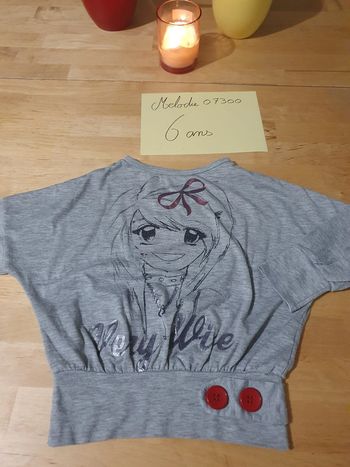 t shirt demi manches 6 ans