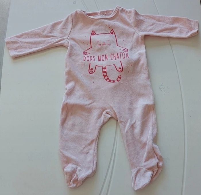 Pyjama 9 mois rose