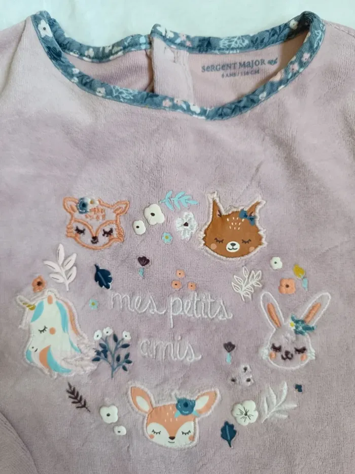Lot hauts pyjamas bébé fille - photo numéro 3