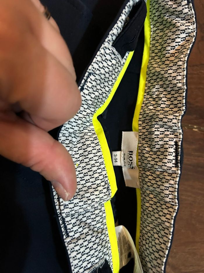 Pantalon de Costume slim fit bleu marine Hugo Boss 3ans - photo numéro 8
