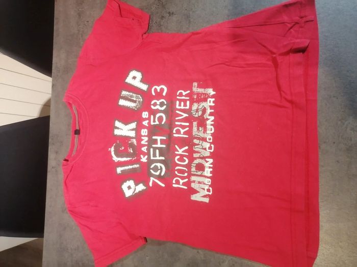 Tee shirt rouge garçon