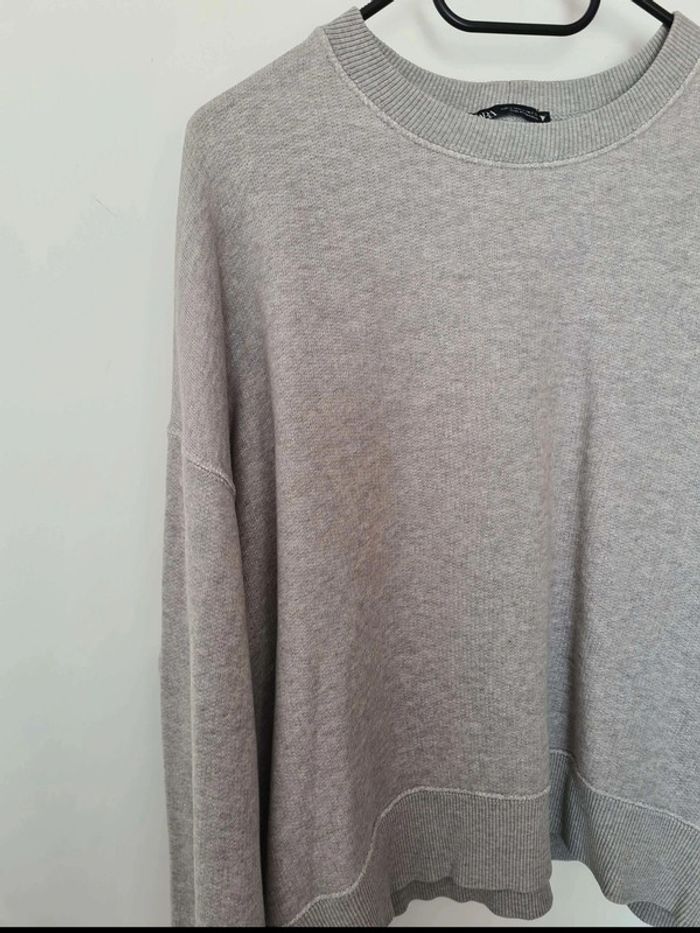 Pull ample zara taille 36 38 - photo numéro 2