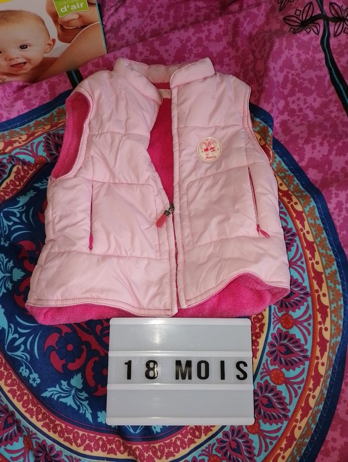 Doudoune sans manche kimbaloo 18 mois