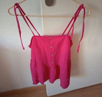Haut rose Kiabi taille M