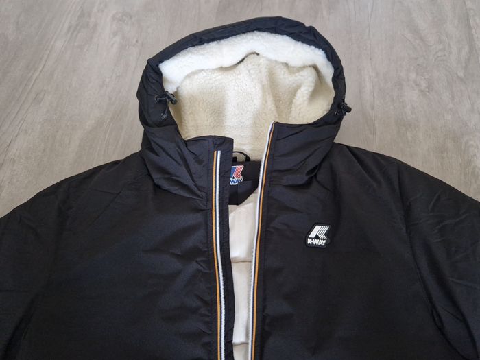 Manteau Kway Noir Court Taille S - photo numéro 4