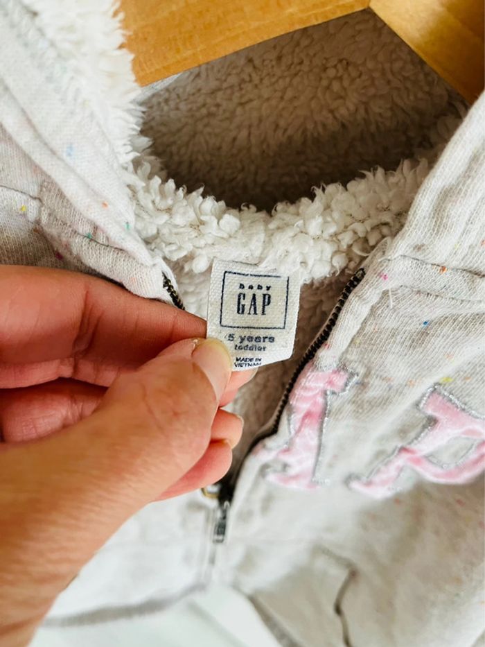 Gilet polaire fille GAP 5ans - photo numéro 3