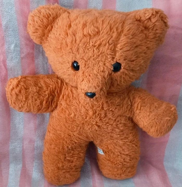 Peluche ours minouche couleur caramel 40cm